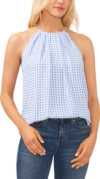 Pleated Halter Top