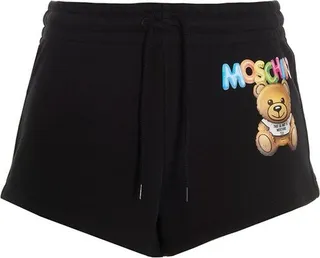 Moschino Teddy Bear Printed Drawstring Shorts