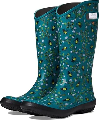 Bogs Rainboot - Bees (Dark Turquoise) Women's Shoes