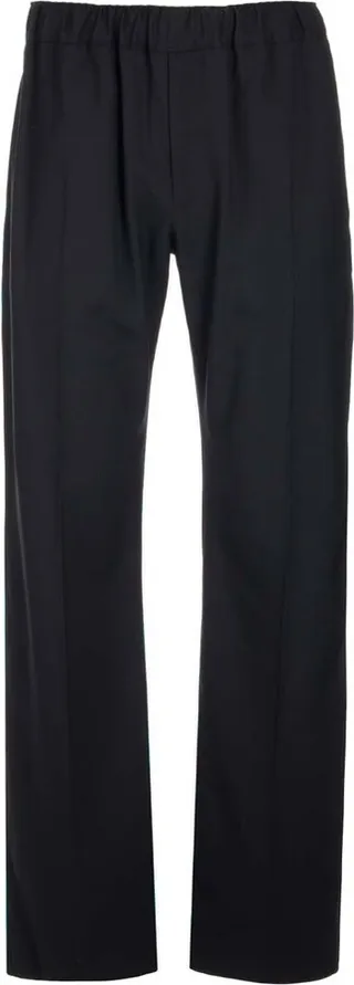 Alexander McQueen Straight Leg Elasticated-Waist Pants