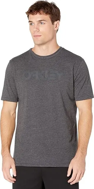 Oakley Mark II 2.0 Short Sleeve Tee (Jet Black Heather) Men's Clothing