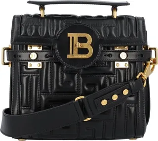 Balmain B-Buzz 23 Logo Plaque Crossbody Bag