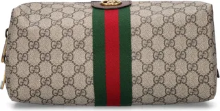 The Gucci Savoy canvas toiletry bag