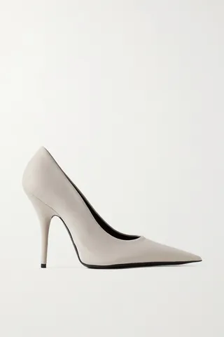 Balenciaga - Knife Twill Pumps - Neutrals