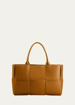 Arco Medium Intrecciato Leather Tote Bag
