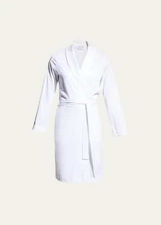 Cotton Jersey Short Robe