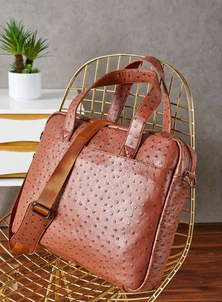 15" Ostrich Laptop Bag