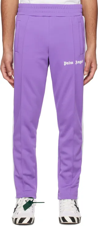 Palm Angels Purple Slim Track Pants