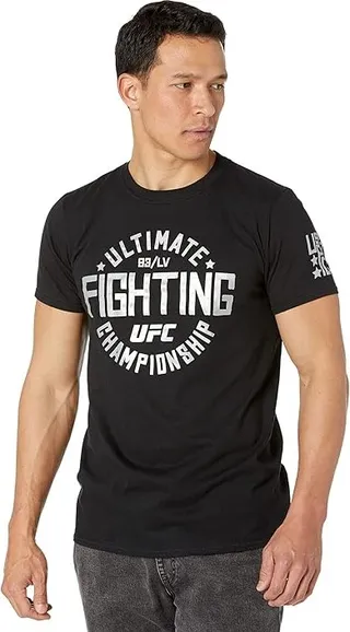 UFC American Born Tee (Black) Men's Clothing