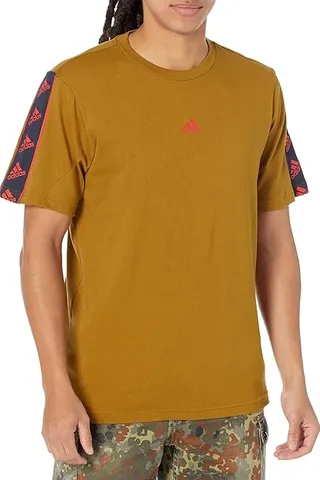 adidas Brandlove Tee (Bronze Strata) Men's Clothing