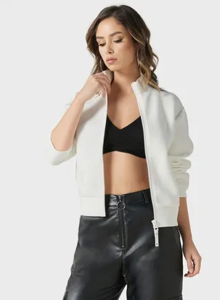Logo Zip Through Jacket