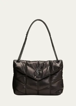 Medium Quilted Puffer Chain Shoulder Bag