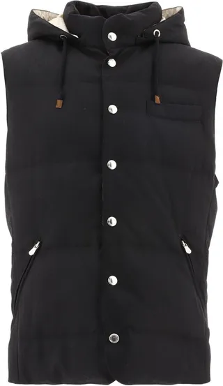 Brunello Cucinelli Hooded Padded Gilet