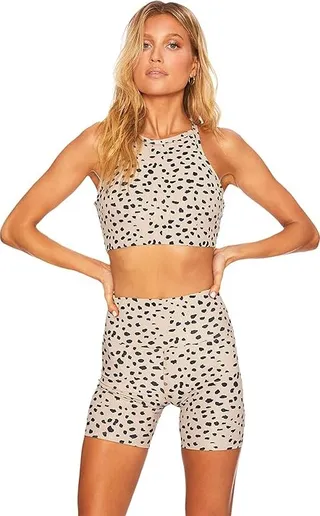 Beach Riot Anna Tank (Taupe Spot) Women's Clothing