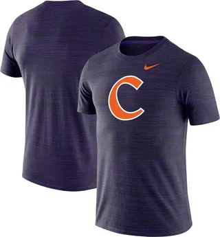Men's Nike Purple Clemson Tigers Alternate Logo Velocity Legend Performance T-shirt
