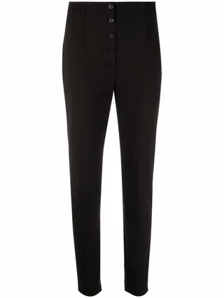 High-Waisted Skinny Trousers