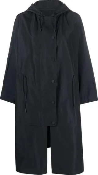 Drawstring Waist Raincoat