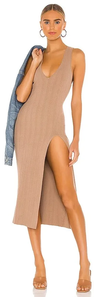 x REVOLVE Variegated Rib Bodycon Dress