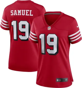 Women's Nike Deebo Samuel Scarlet San Francisco 49ers Alternate Team Game Jersey
