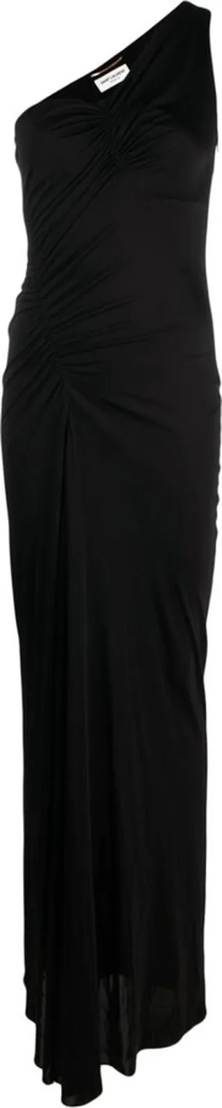One-Shoulder Ruched Dress