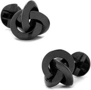Black Knot Cuff Links