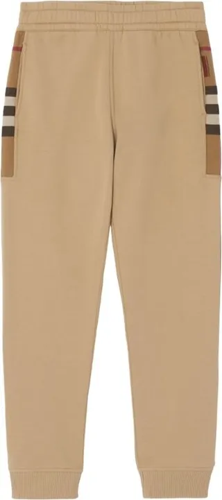 Burberry Check Panel Sweatpants
