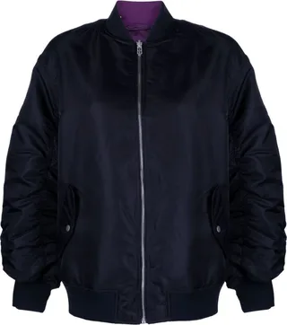 Zip-Fastening Bomber Jacket