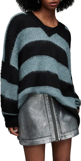 Lou Sparkle V-Neck Sweater