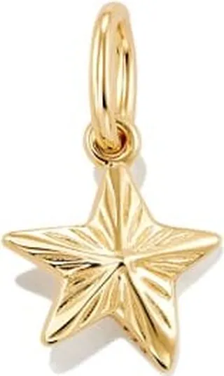 Star Charm in 18k Gold Vermeil