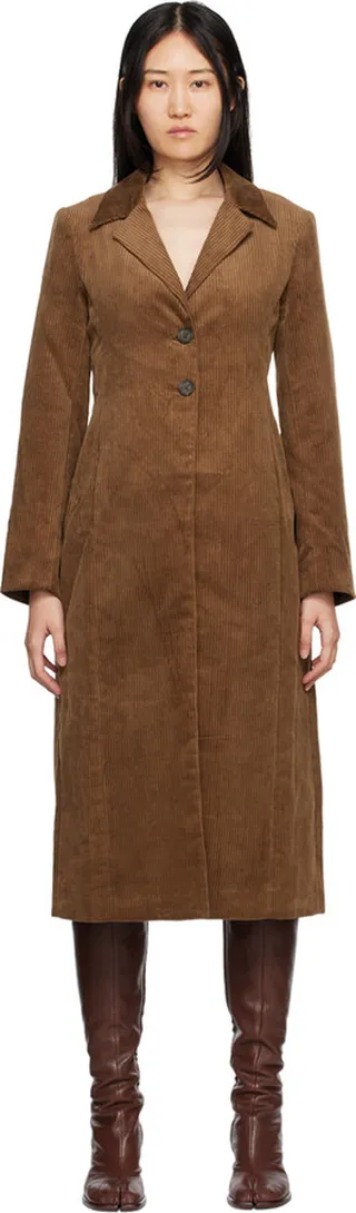 Sandy Liang Brown Lodi Coat