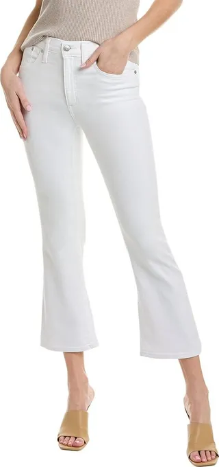 Madewell Cali Pure White Demi-Bootcut Jean