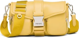 Buckle-Detail Leather Bag