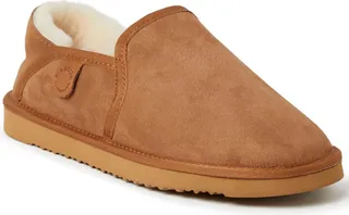 Fireside by Dearfoam Men's Hobart Genuine Shearling Closed Back Slippers Men's Shoes