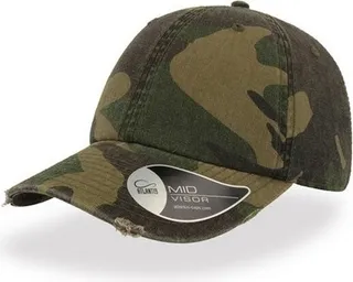 Atlantis 6 Panel Baseball Cap - Camo Green