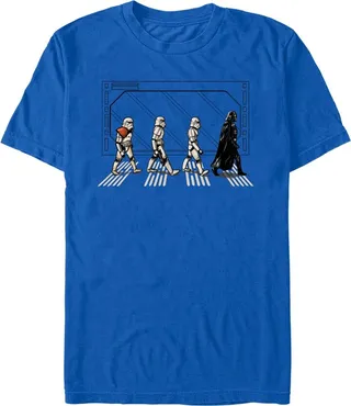 Men's Star Wars: A New Hope Deathstar Road T-Shirt - Royal Blue - 3X Large