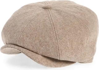 Lucas Wool Blend Bakers Cap