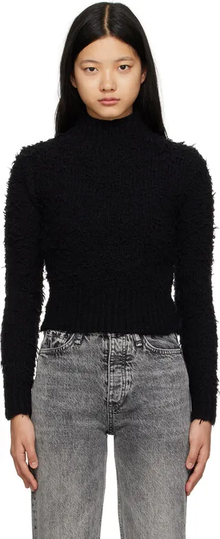 rag & bone Black Natasha Turtleneck