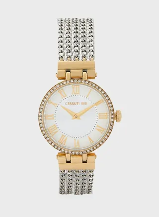 Analog Watch+Pendant Necklace+Bracelet Set