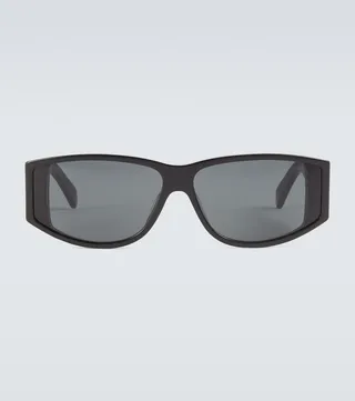Rectangular acetate sunglasses