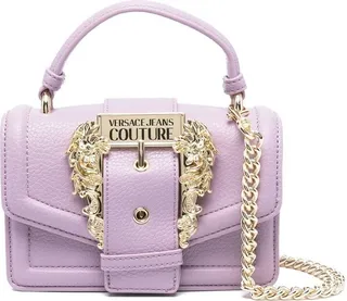 Buckle-Fastening Shoulder Bag