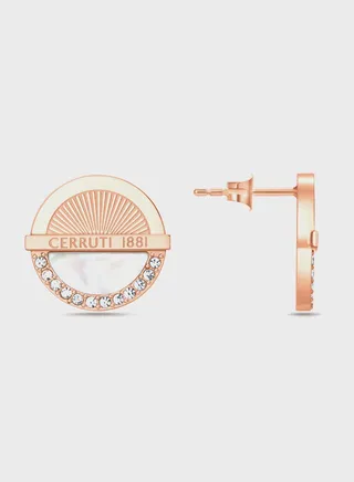 Stone Stud Earrings