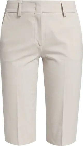 Bi-Stretch Cotton Bermuda Shorts