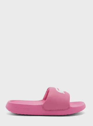 Croco One Strap Slides