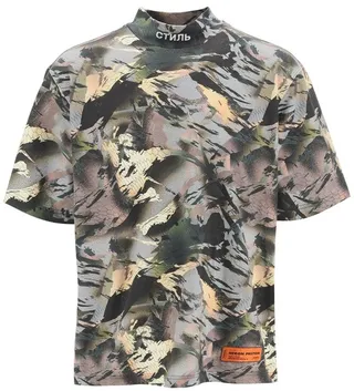 Heron Preston Allover Printed Crewneck T-Shirt