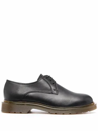 Richelieu leather shoes