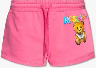 Moschino Teddy Bear Elasticated Drawstring Waistband Shorts