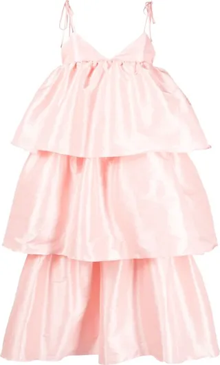 Liere tiered midi dress
