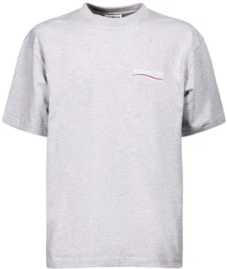 Political Logo Embroidery Cotton T-Shirt