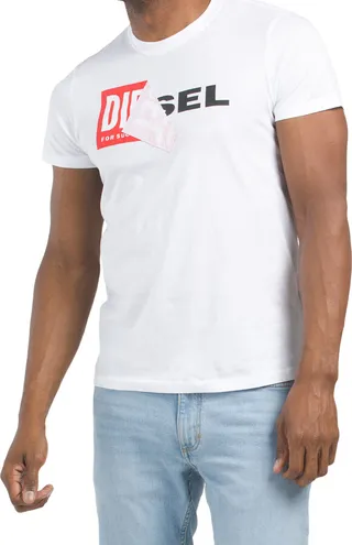 Logo Front Crew Neck Tee