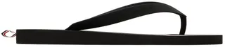 Thom Browne Black RWB Stripe Flip-Flops